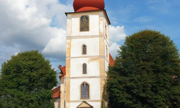 Kostel svatého Jiří (Radim) – historical