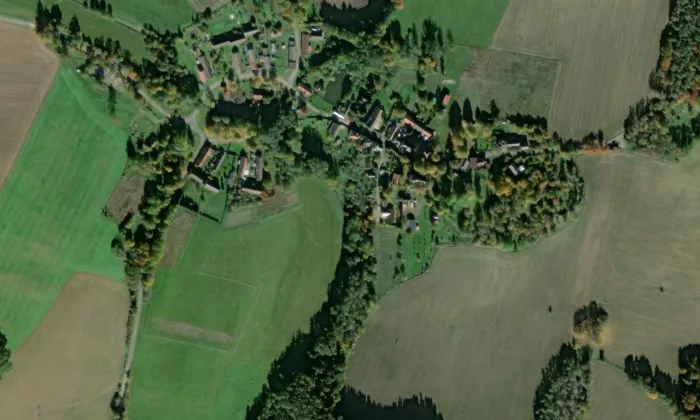Kostel svatého Jiljí (Mělnice) – letecký pohled