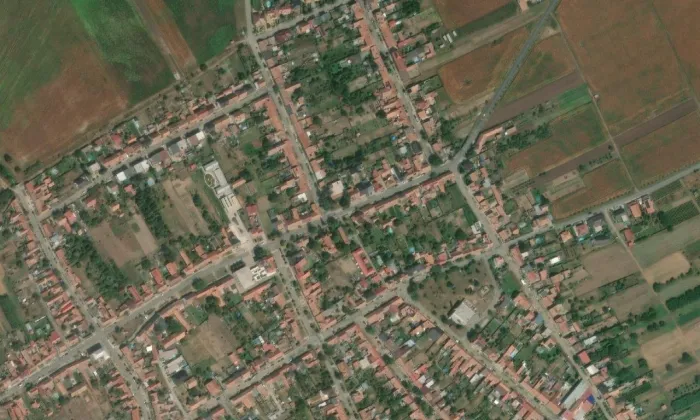 Kostel svatého Michaela archanděla (Ladná) – letecký pohled