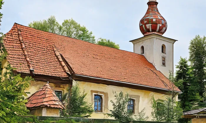 Kostel svatého Osvalda (Nebanice) – historical