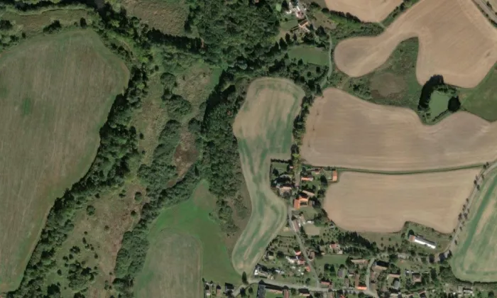Kostel svatého Václava (Žďár) – letecký pohled
