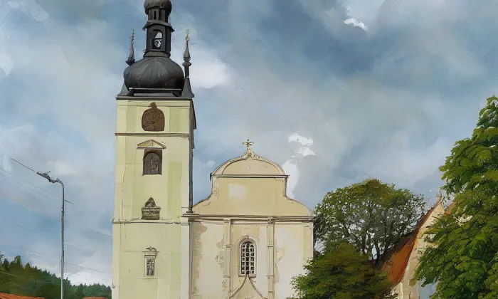 kostel svatého Václava ve Voticích – historical