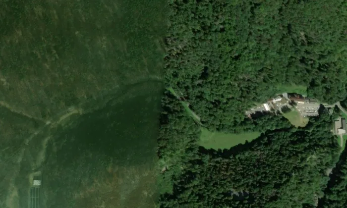 Lečenec – letecký pohled