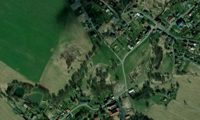 Lipová (Lipová) – letecký pohled