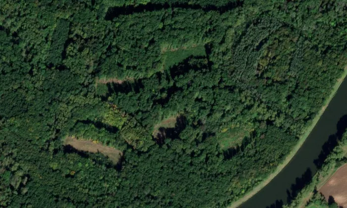 Mydlovar – letecký pohled