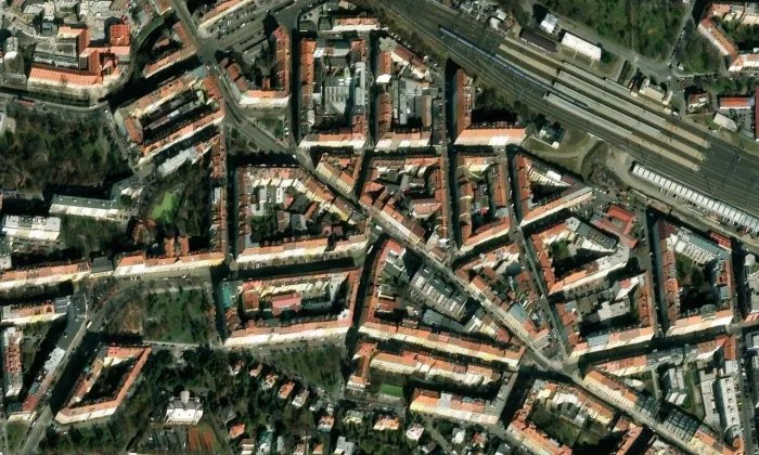 Národní dům (Praha 4) – letecký pohled