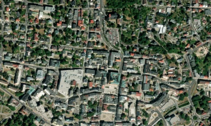 Nová radnice (Jablonec nad Nisou) – letecký pohled