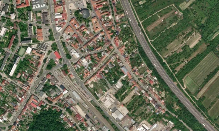 Příčný a Dlouhý Cejl – letecký pohled