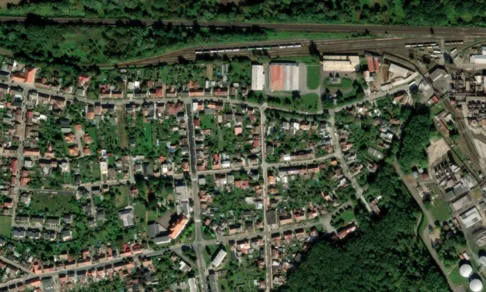 Přerovsko – letecký pohled
