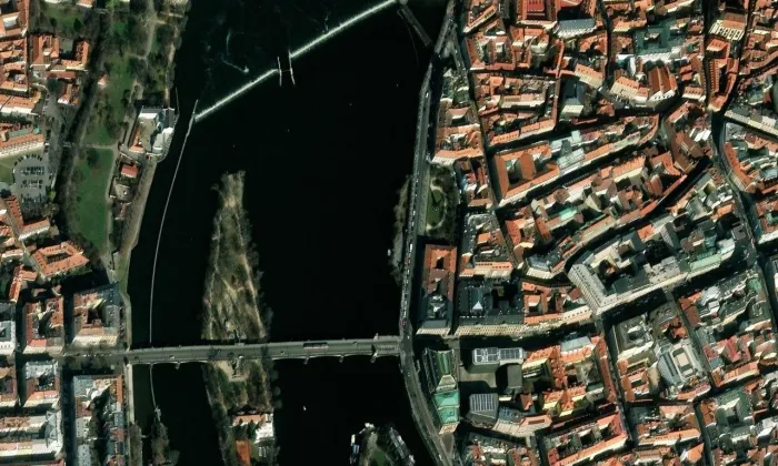 Park Národního probuzení – letecký pohled