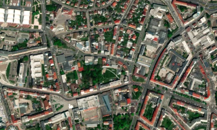 Park Skleněnka – letecký pohled