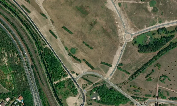 Piaristická kolej (Starý Most) – letecký pohled