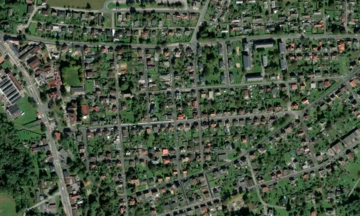 Radvanice (Ostrava) – letecký pohled