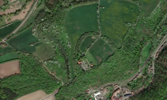 Rotunda svatého Petra a Pavla (Kováry) – letecký pohled