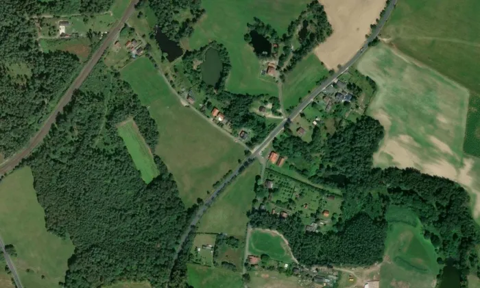 Seníky – letecký pohled