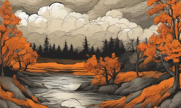 severní mostek v Pěčíně – autumn