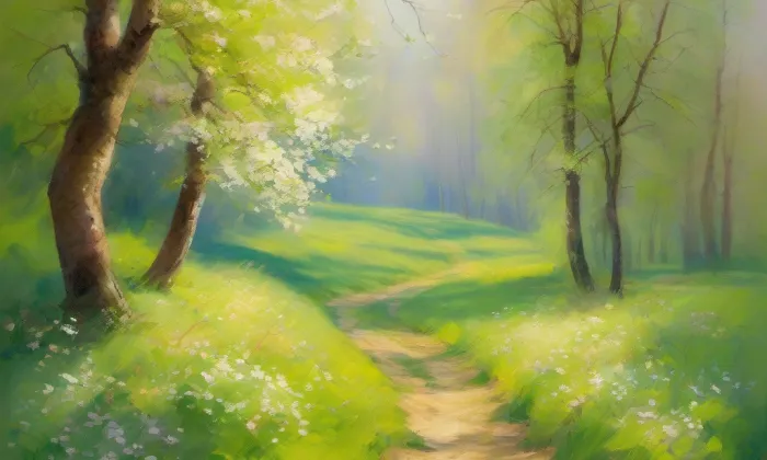 severní mostek v Pěčíně – spring