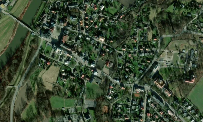 Starý Bohumín – letecký pohled