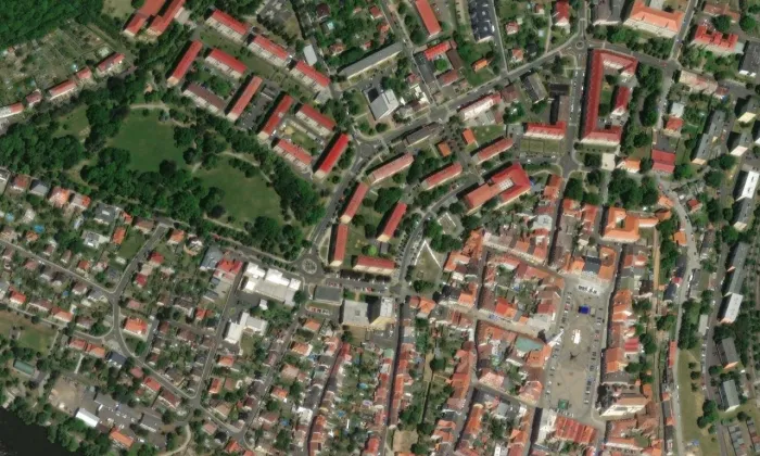 Svatá brána – letecký pohled