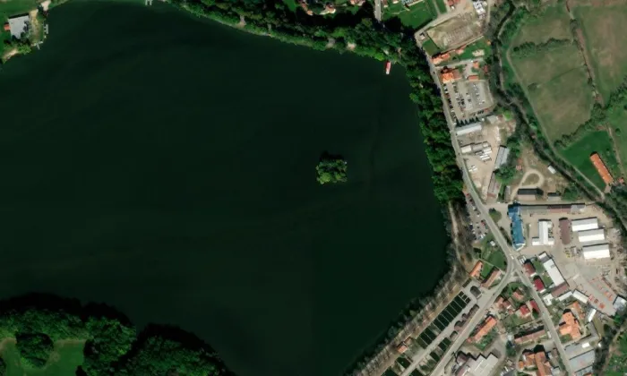 Svinenské předměstí – letecký pohled