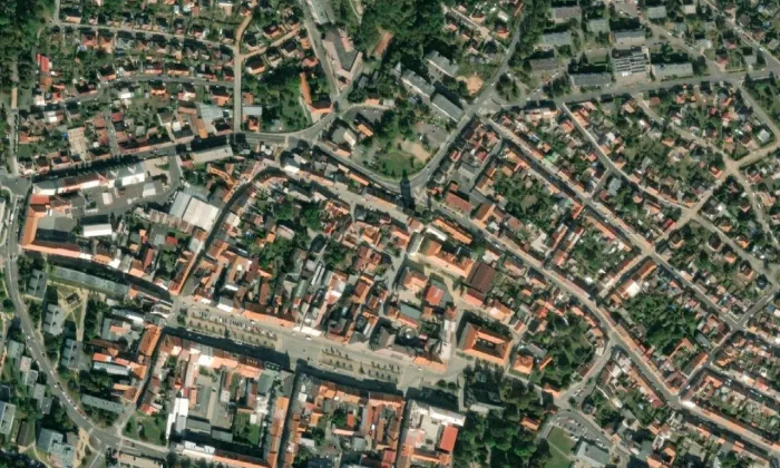 Vysoká brána – letecký pohled