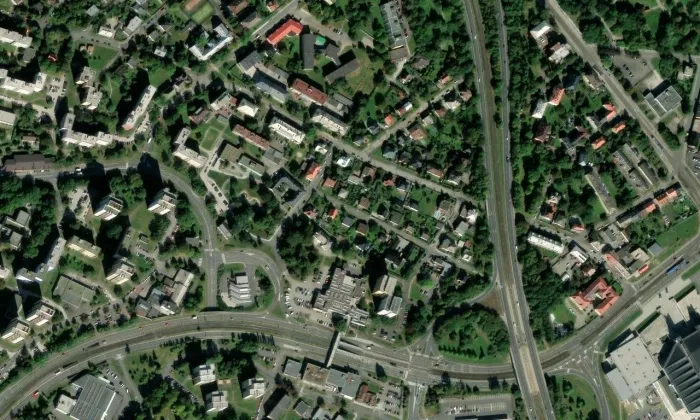 Zábřeh – letecký pohled
