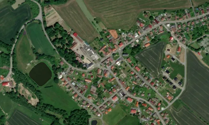 zámek Libice nad Doubravou – letecký pohled