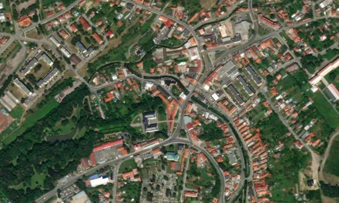 zámek Vizovice – letecký pohled
