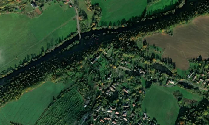 Zásadka – letecký pohled