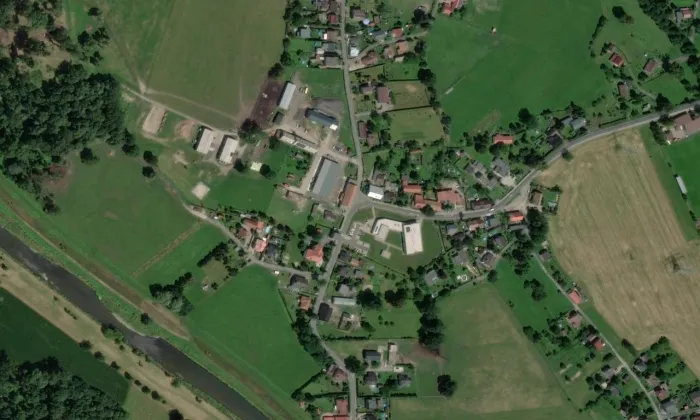 Závada (Petrovice u Karviné) – letecký pohled