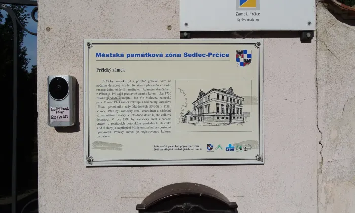 zámek Prčice