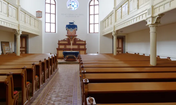 evangelický kostel v Rovečném