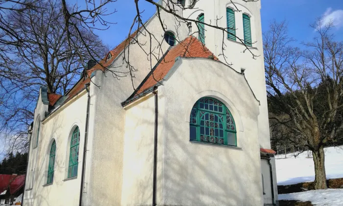 evangelický kostel ve Strážném