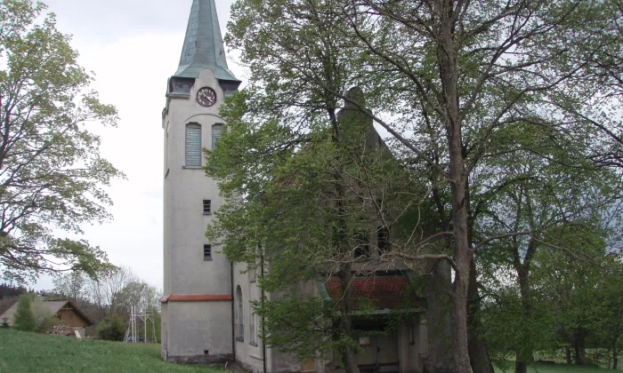 evangelický kostel ve Strážném