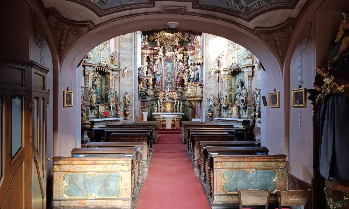 kostel svatého Jakuba Většího v Kunraticích