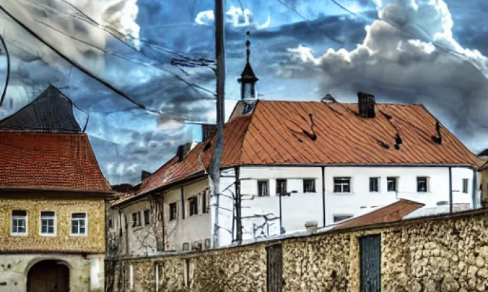 Želivský klášter – autumn