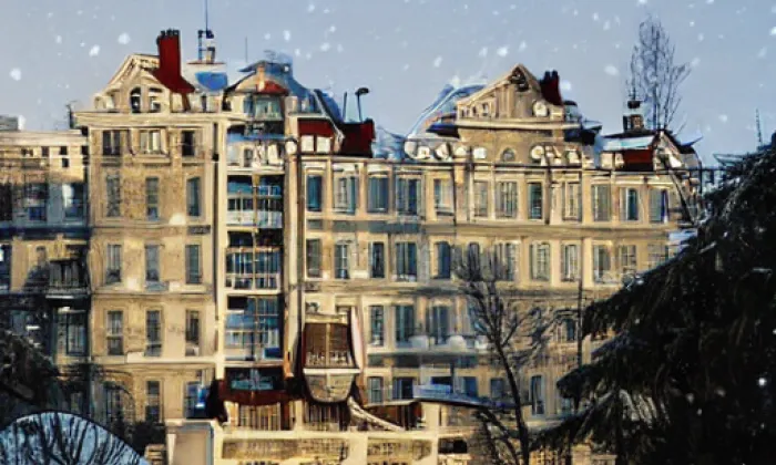 Černínský palác v Praze – winter