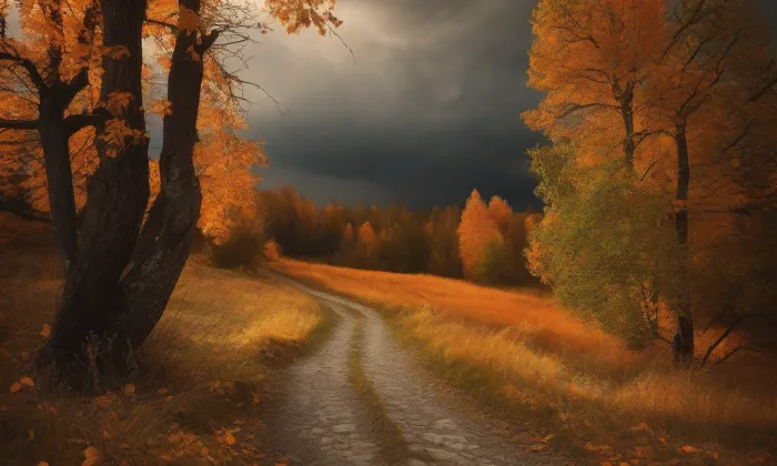 Červený dům v České Lípě – autumn