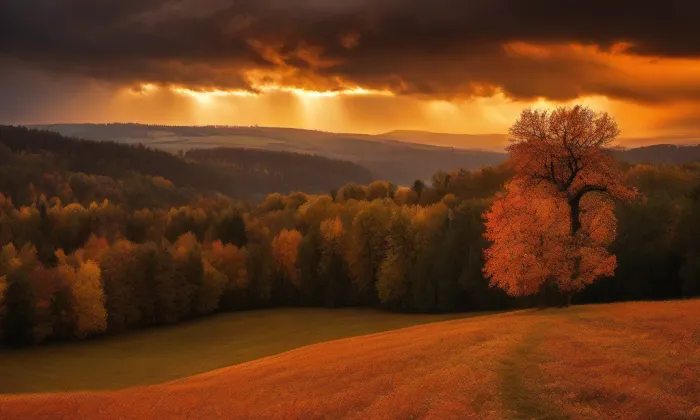 Červený Hrádek u Sedlčan – autumn