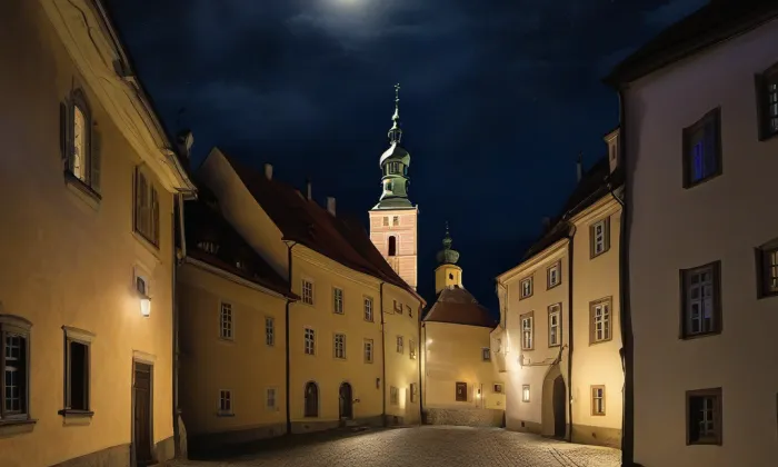 Český Krumlov – noc