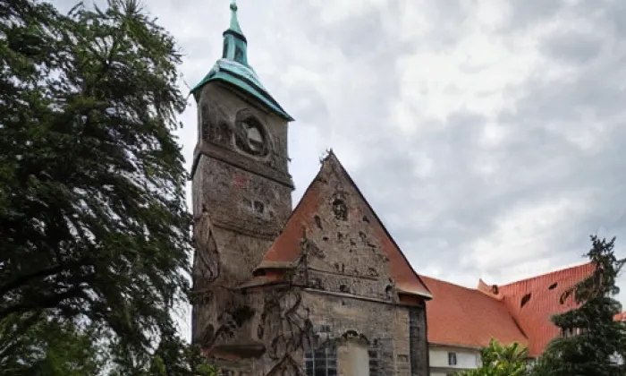 českobratrský kostel v Kralovicích – noc