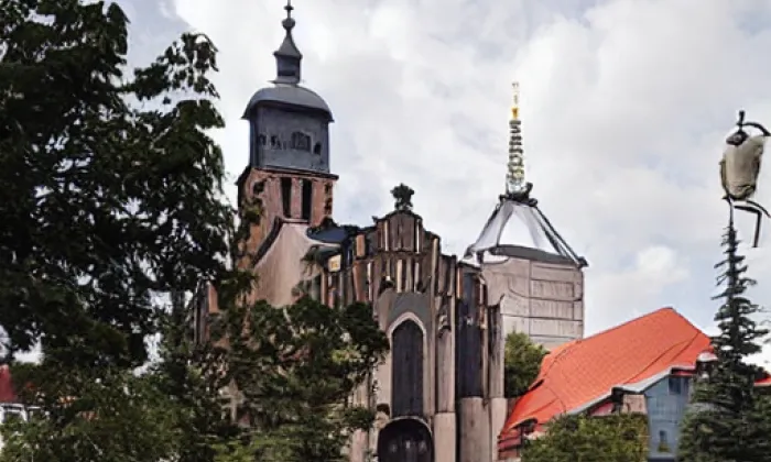českobratrský kostel v Kralovicích – spring