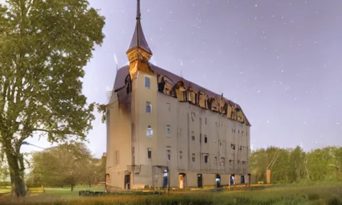 Českobratrská modlitebna – noc