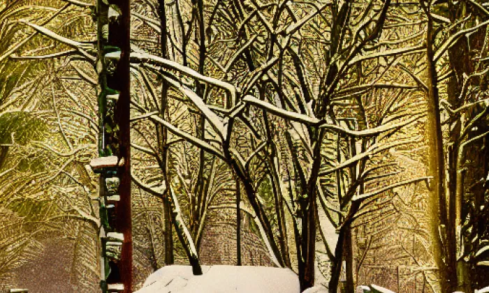 Šimkovy sady – winter