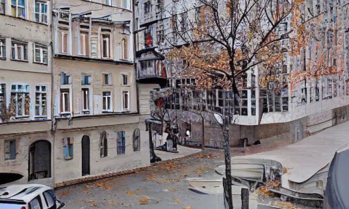Čtvrté nádvoří Pražského hradu – autumn