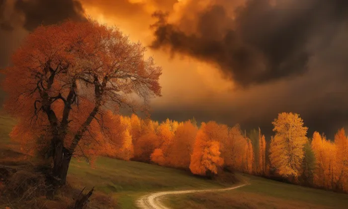 Apollonův chrám – autumn