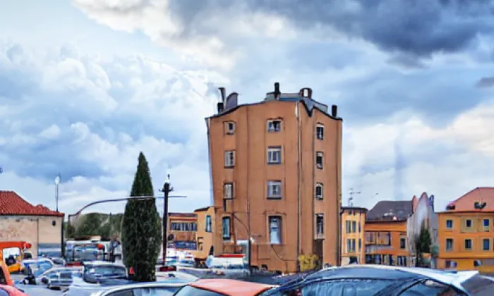 Areál železniční stanice Cheb – autumn