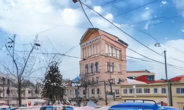 Areál železniční stanice Cheb – winter
