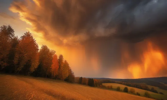 Bývalá kasárna – autumn