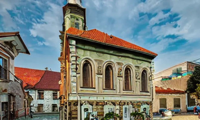 bývalá synagoga v Plaňanech – summer